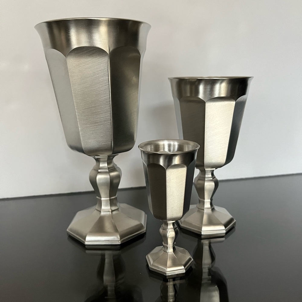 Gorham Pewter Octette (PH36) set of cups